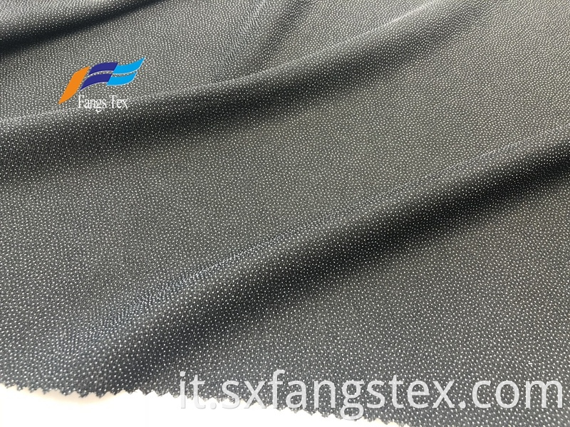 Jacquard Dots Polyester Linings Adhesive Black Abaya Fabric 2